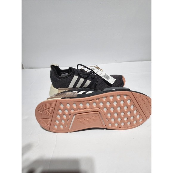 New RARE Adidas NMD R1 J Night Brown Athletic Shoes GX6495 Y Size 5Y / Wmn's 6 - Picture 7 of 9
